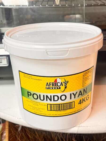African finess poundo iyan
4kg