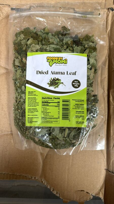 Dried atama leaves