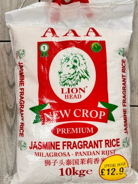AAA lion head jasmine fragrant rice 10kg