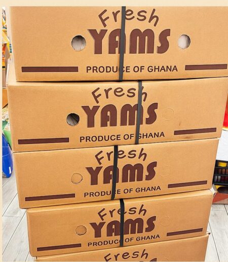 Fresh yam half box