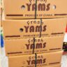 Fresh yam box