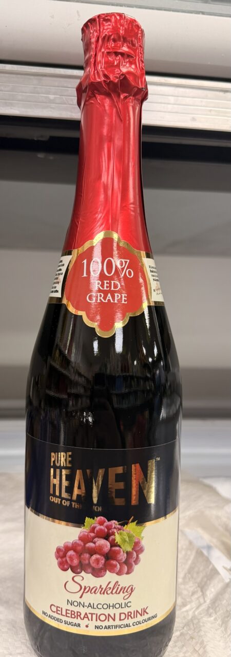 Pure heaven red grape wine