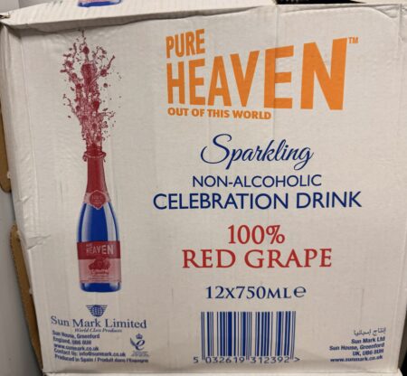 Pure heaven wine carton