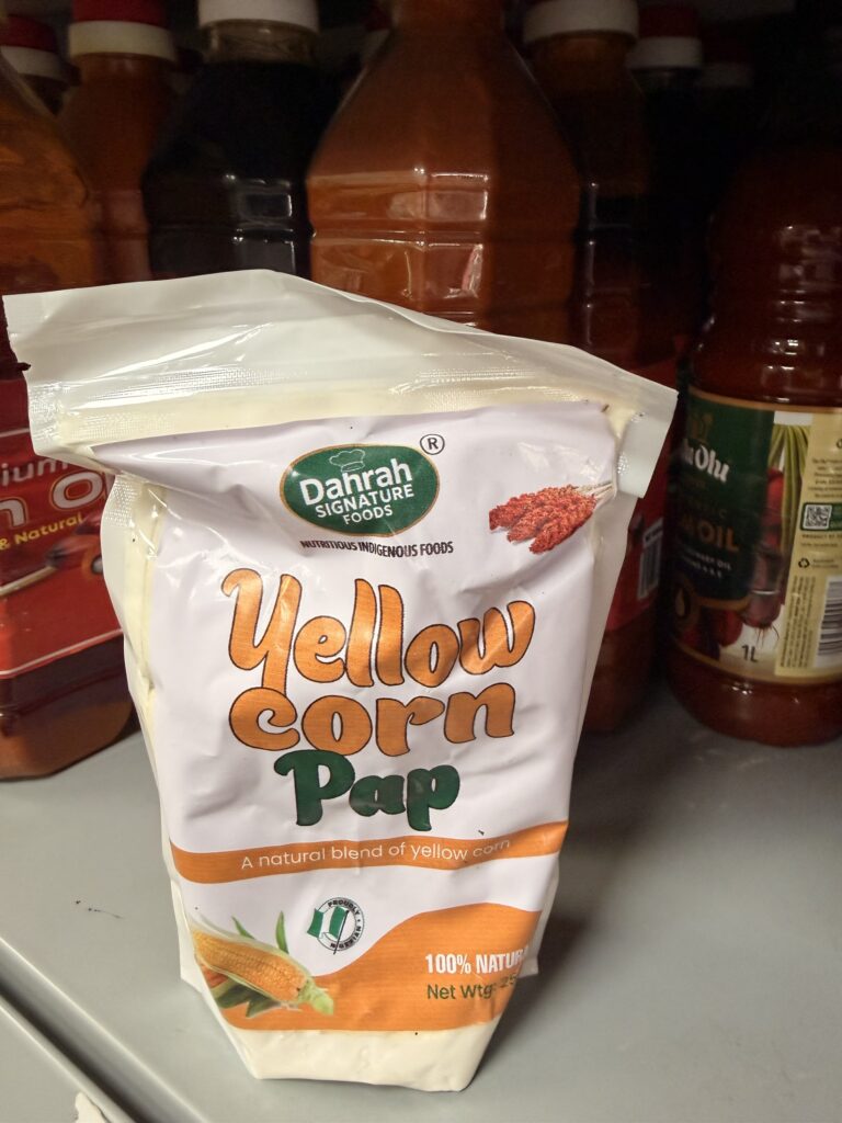 Yellow corn pap